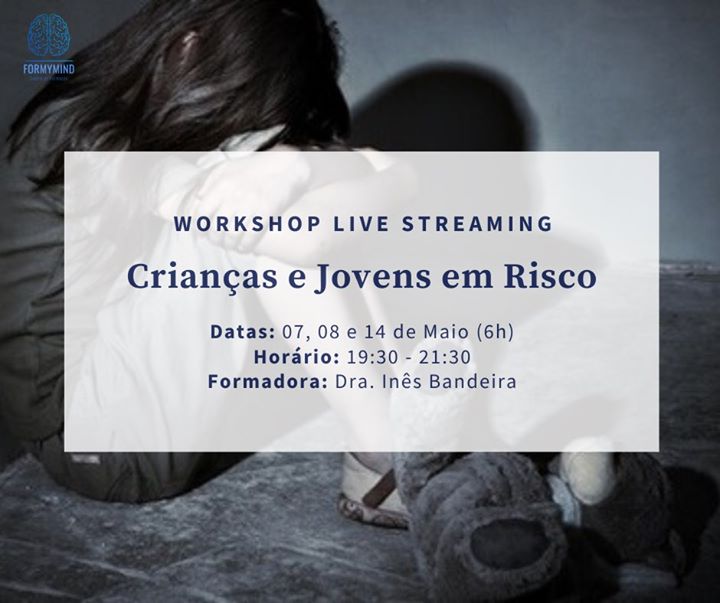 Workshop Live Streaming: Crianças e Jovens em Risco (6h)