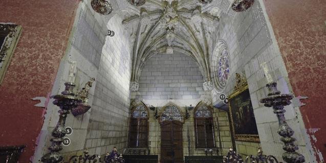 Una visita tridimensional a la Capella de Sant Jordi del Palau de la Generalitat