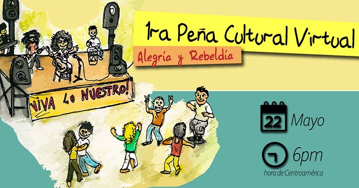 1er peña cultural virtual GuanaRED: Alegría y rebeldía