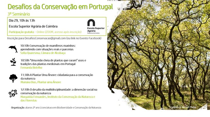 3º Seminário de Desafios da Conservação em Portugal