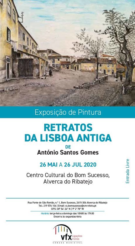 Exposição de Pintura 'Retratos da Lisboa Antiga', de António Santos Gomes