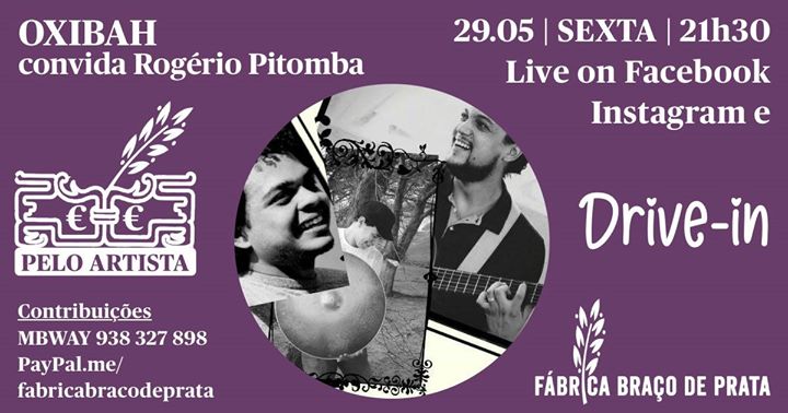 Drive-in + Live | Oxibah convida Rogério Pitomba