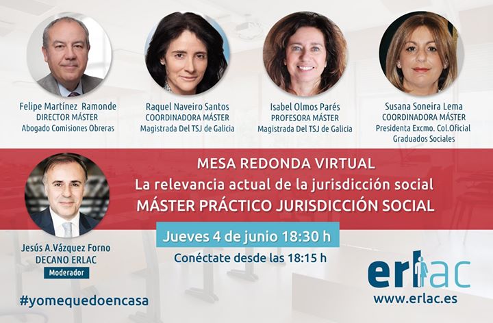 Mesa Redonda Virtual Máster Práctico de Jurisdicción Social