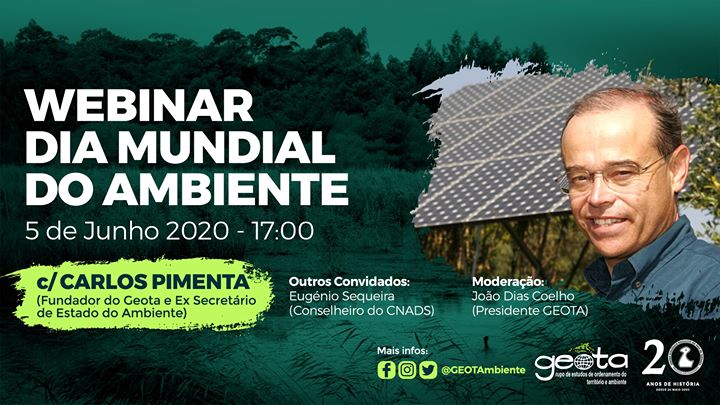 Webinar Dia Mundial do Ambiente no GEOTA com Carlos Pimenta