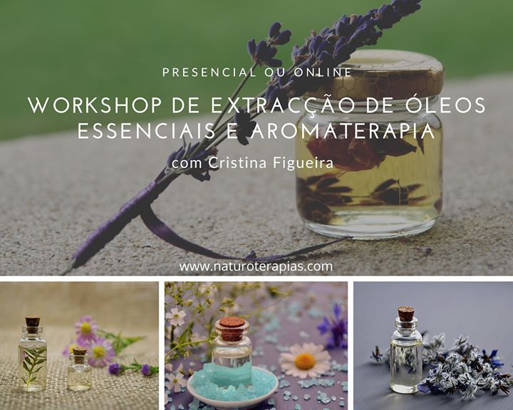 Workshop de Extracção de Óleos Essenciais e Aromaterapia