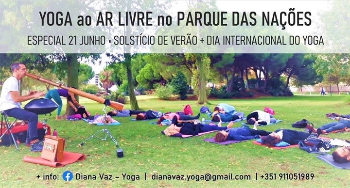 Yoga ao Ar Livre no Parque das Nações - Aula Especial