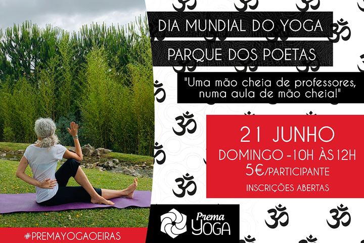 Aula Especial de Yoga no Parque - Dia Mundial do Yoga