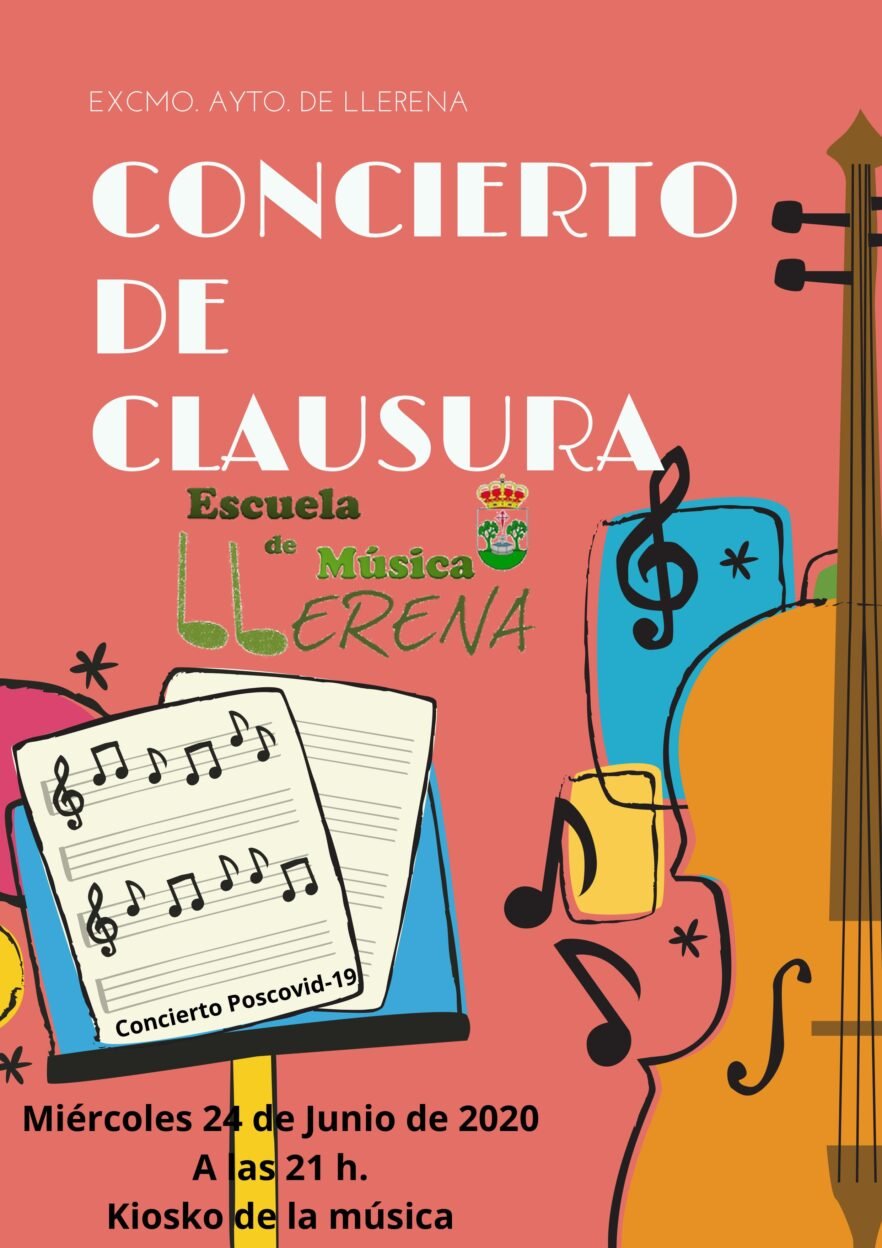 Concierto de Clausura de la Escuela Municipal de Música de Llerena
