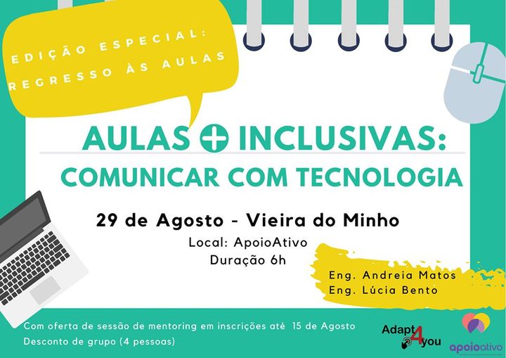 Aulas + inclusivas: comunicar com tecnologia