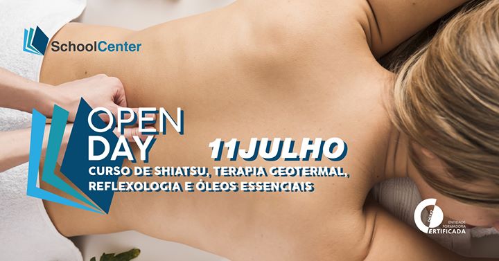Open Day - Shiatsu, Terapia Geotermal, Reflexologia, Óleos