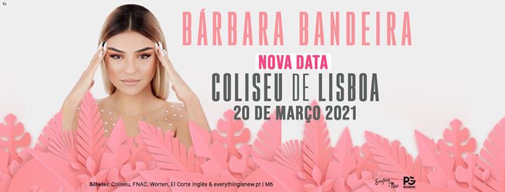 Nova data: Bárbara Bandeira // Coliseu de Lisboa