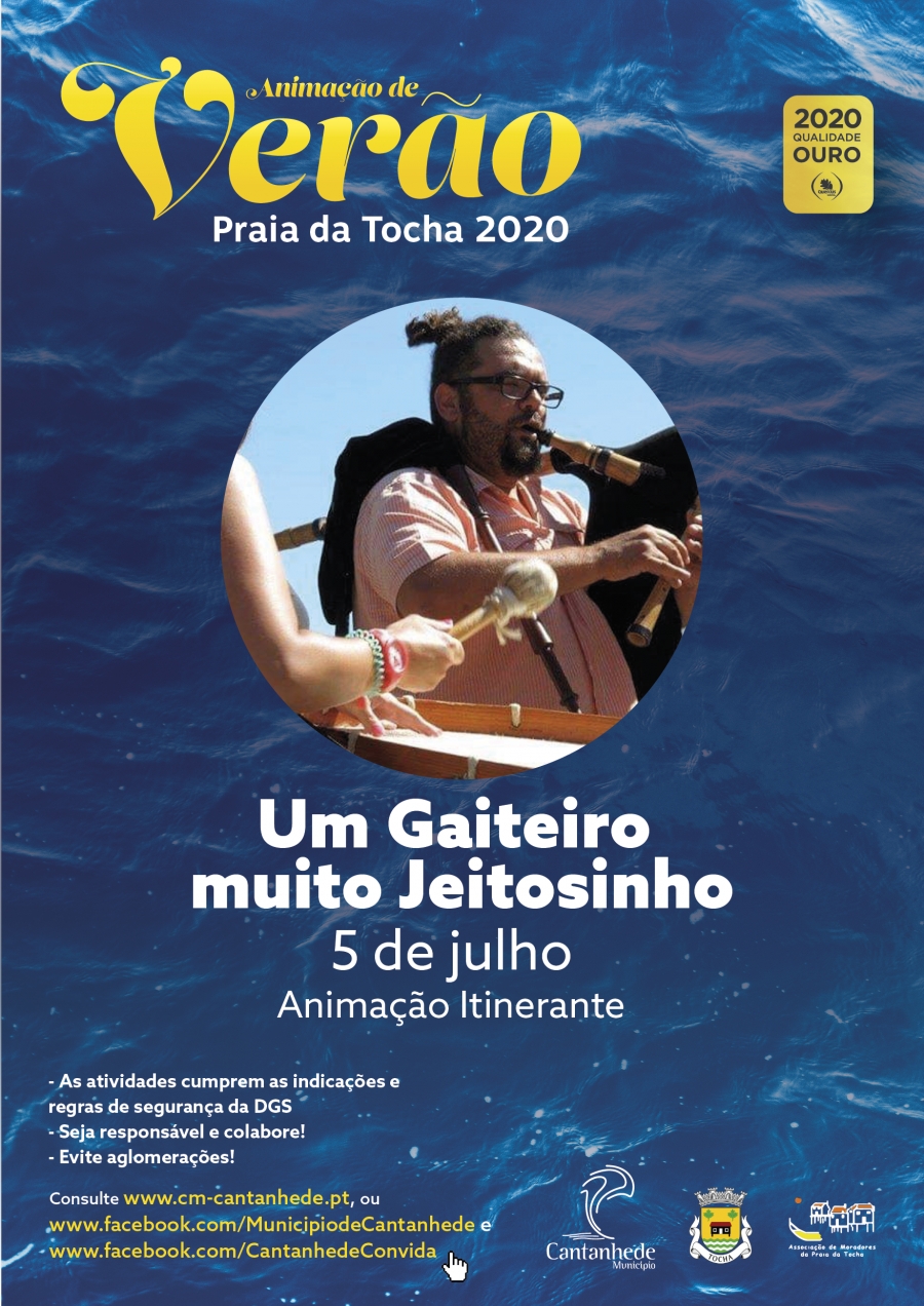 Animação de Verão Praia da Tocha - Um Gaiteiro muito Jeitosinho