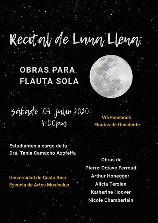 Recital de Luna Llena - Obras para Flauta Sola