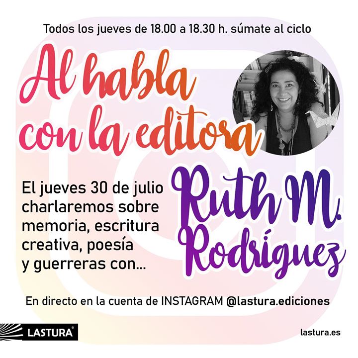 Al habla con la editora: Ruth Mª Rodríguez