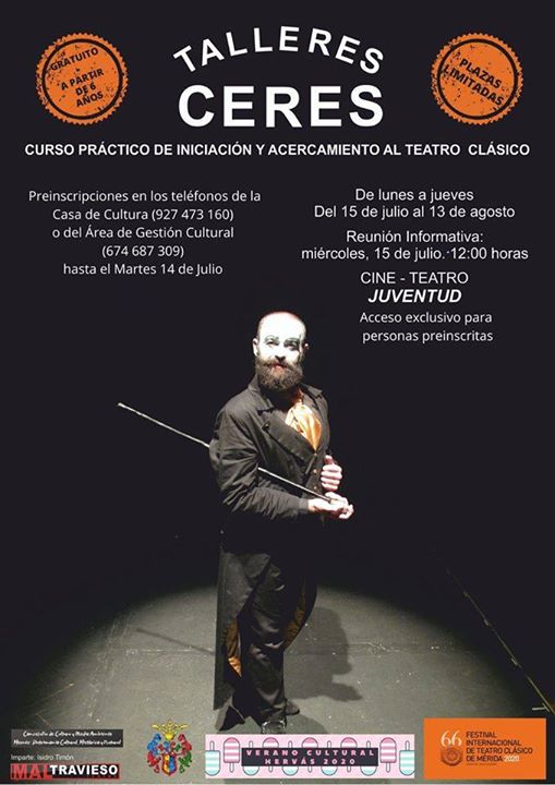 Taller Ceres del Festival de Teatro Clásico de Mérida en Hervás