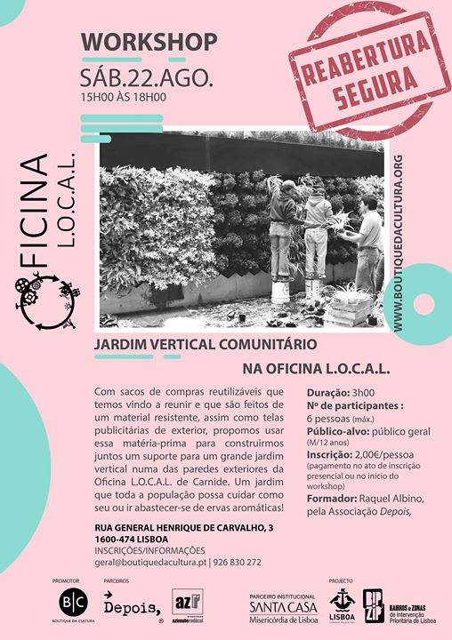 Workshop: Jardim Vertical Comunitário