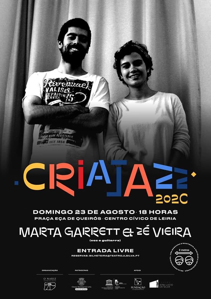 Criajazz 2020, com Marta Garrett e Zé Vieira