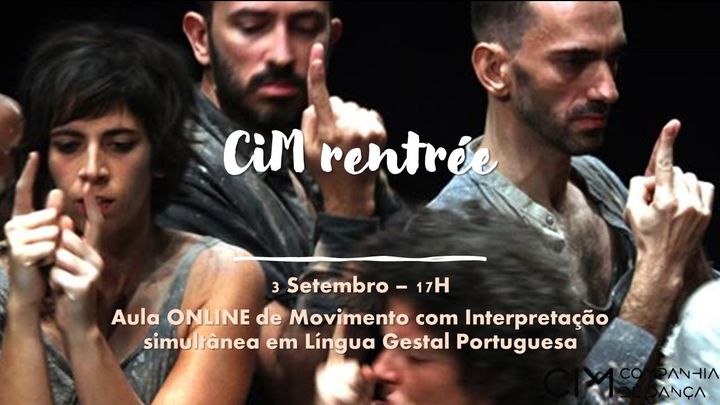 Aula Online de Movimento+Interpretação Língua Gestual Portuguesa