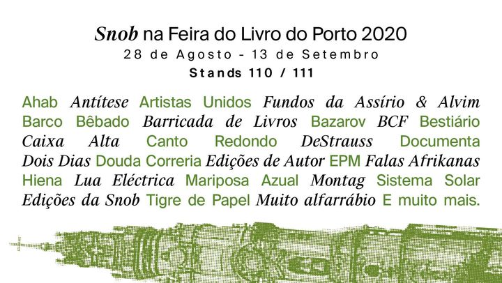 Snob na Feira do Livro do Porto