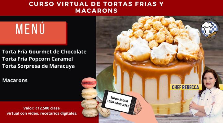 Curso Virtual Torta Frías y Macaron