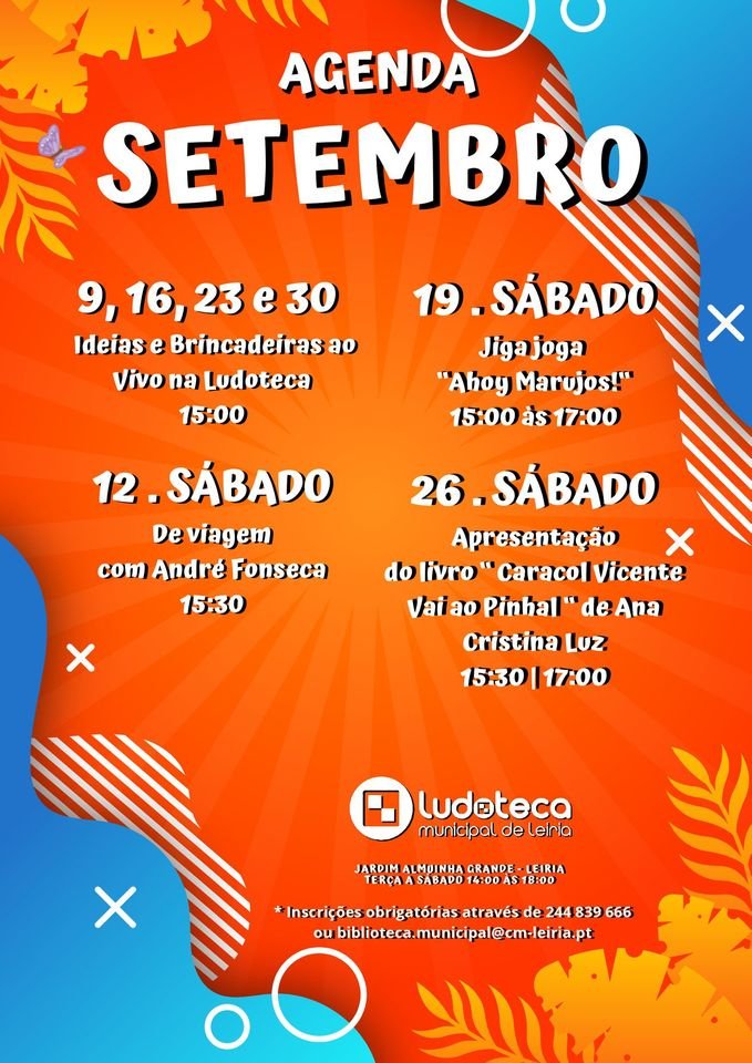 Agenda Setembro: Ludoteca Municipal de Leiria