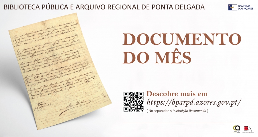 Documento do mês | Biblioteca Pública e Arquivo Regional de Ponta Delgada