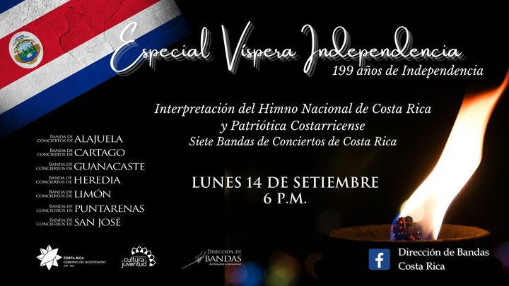 Especial Himno Nacional de Costa Rica a 7 Bandas de Conciertos