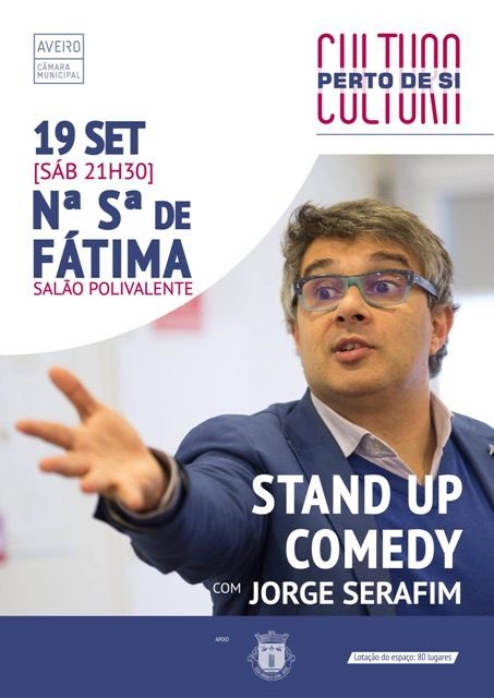 Stand Up Comedy com Jorge Serafim | Cultura Perto de Si