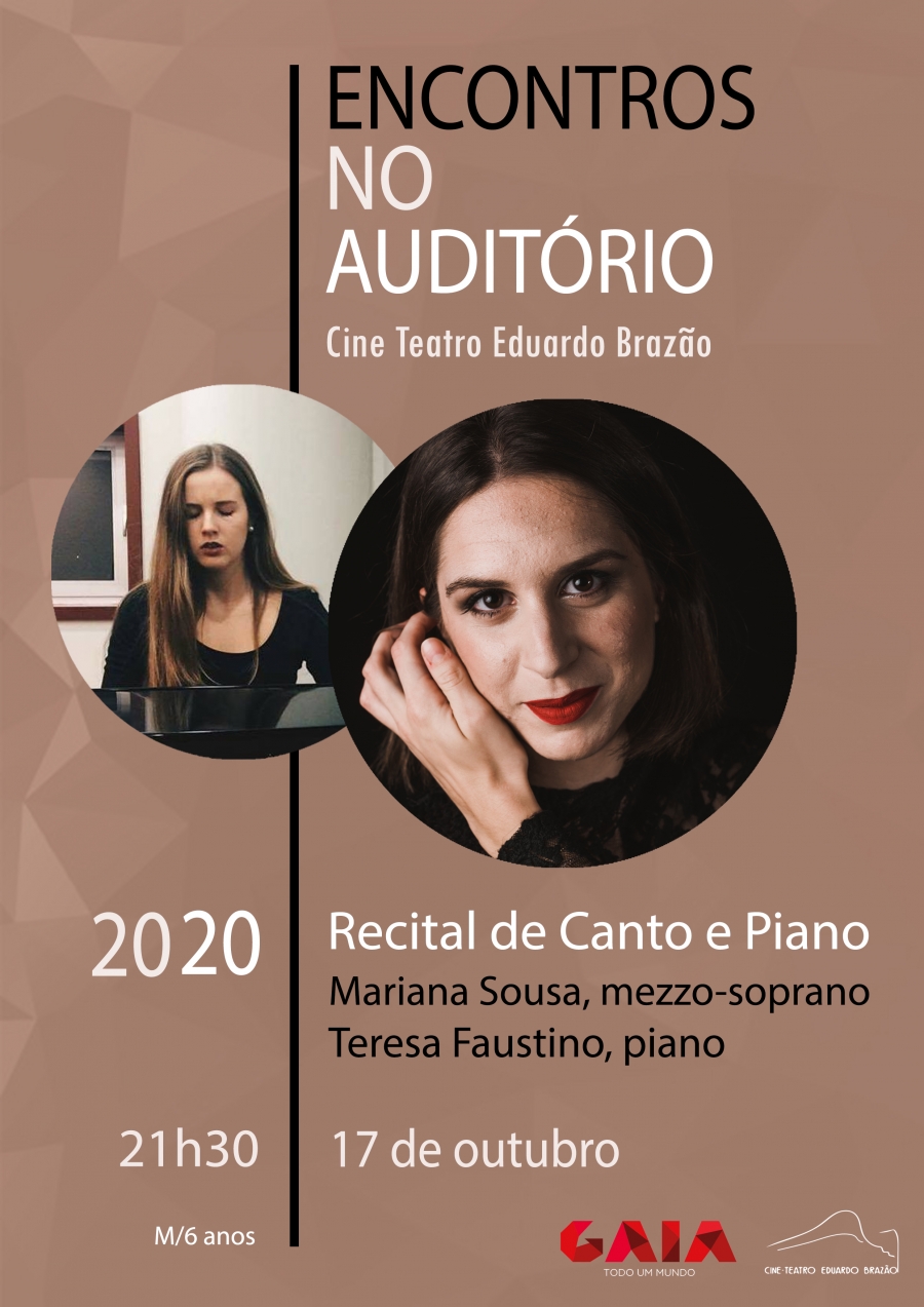 Mariana Sousa (mezzo-soprano) e Teresa Faustino (piano)
