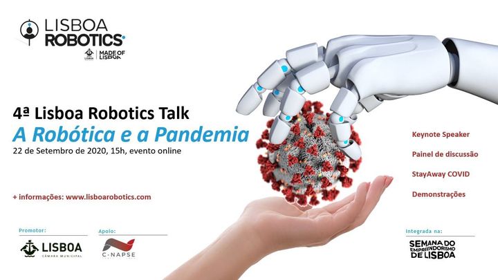 4ª Lisboa Robotics Talk - A Robotica e a Pandemia