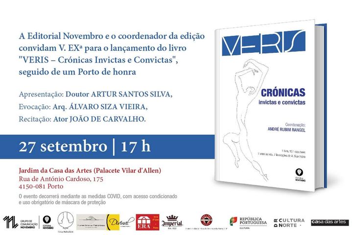 Lançamento do Livro «VERIS / Crónicas invictas e convictas»