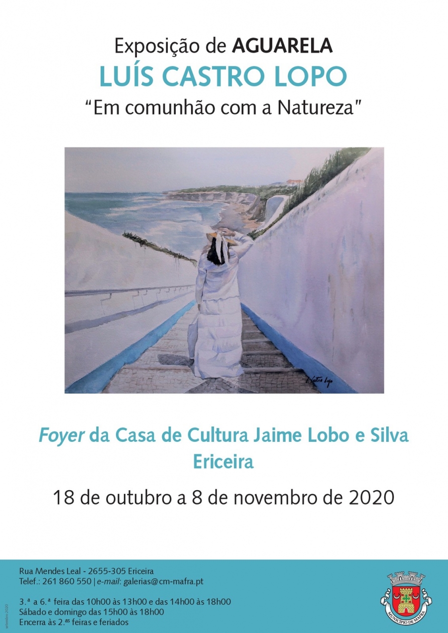 Exposição de Aguarela 'Em comunhão com a Natureza' de Luís Castro Lopo