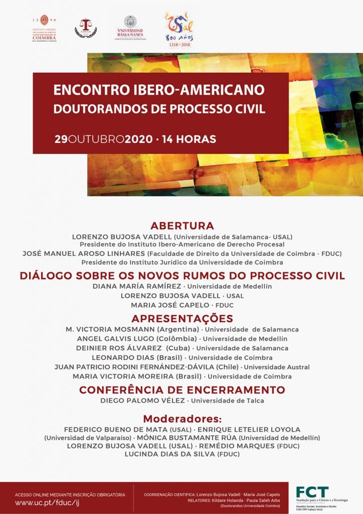 Encontro Ibero-Americano . Doutorandos de Processo Civil