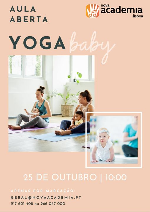 Aula aberta: yoga para bebés