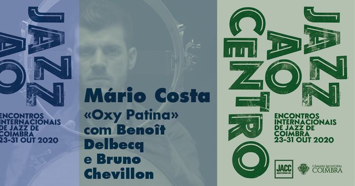 Jazz ao Centro 2020 | Mário Costa 'Oxy Patina', com Benoît Delbecq e Bruno Chevillon