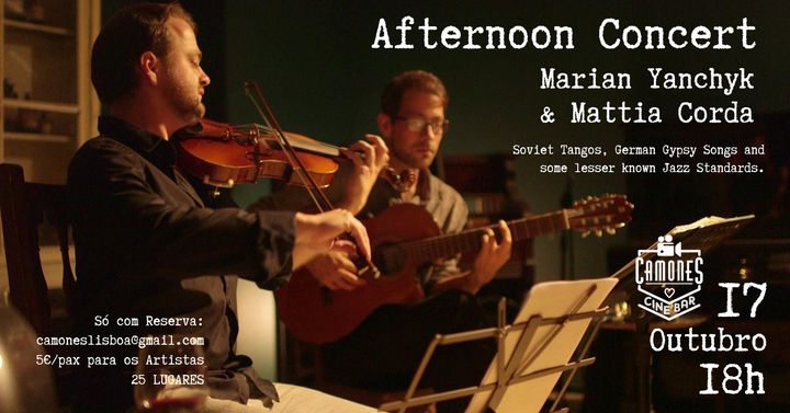 Afternoon Concert - Marian Yanchyk & Mattia Corda