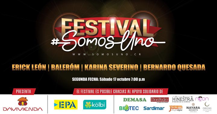 Festival #SomosUno 17 de octubre 2020
