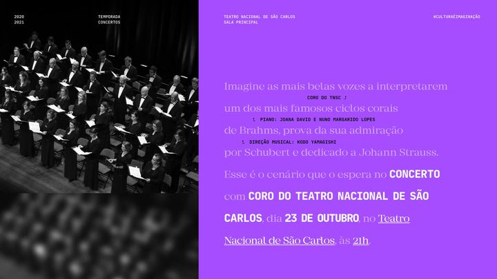 Concerto Coro do Teatro Nacional de São Carlos — 23 out