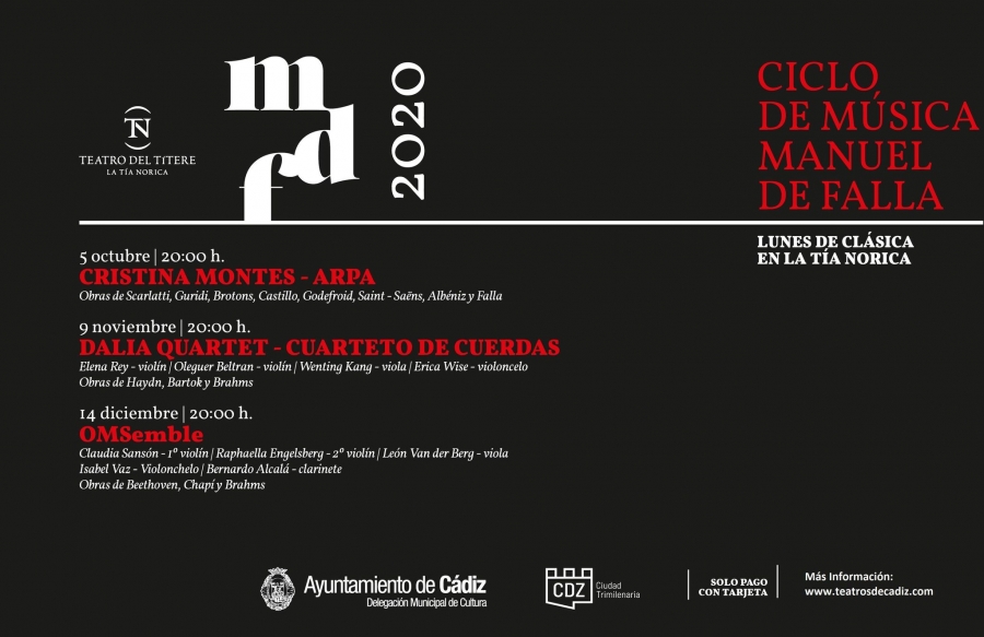 CICLO MÚSICA MANUEL DE FALLA: DALIA QUARTET - CUARTETO DE CUERDAS