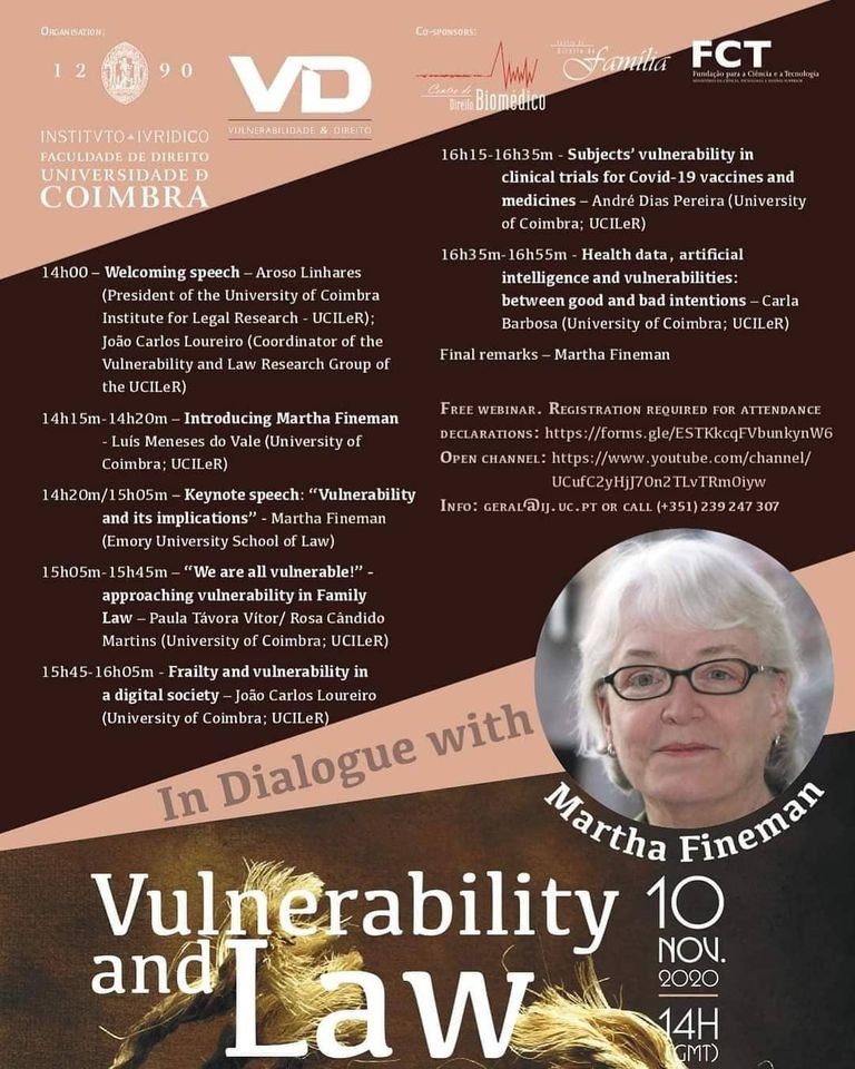 Vulnerability and Law – In Dialogue with Martha Fineman