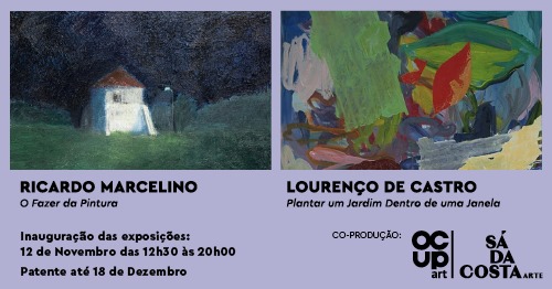 Exposições de  Ricardo Marcelino e Lourenço de Castro