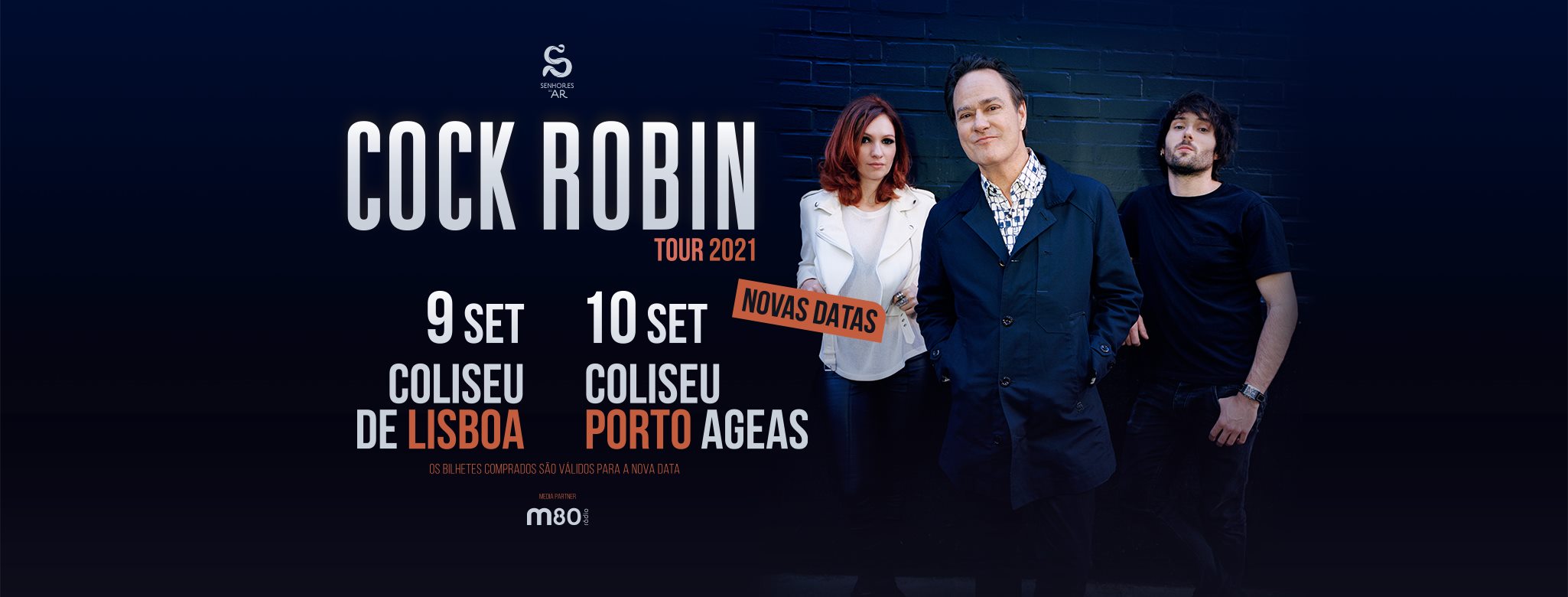 Cock Robin | Coliseu de Lisboa - 9 Setembro