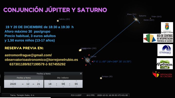 Conjunción de Júpiter y Saturno