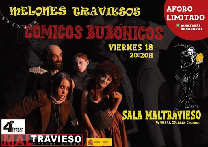 CÓMICOS BUBÓNICOS en Cáceres (Sala Maltravieso Teatro)