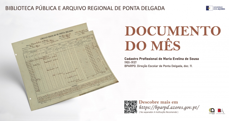 Documento do mês | Biblioteca Pública e Arquivo Regional de Ponta Delgada