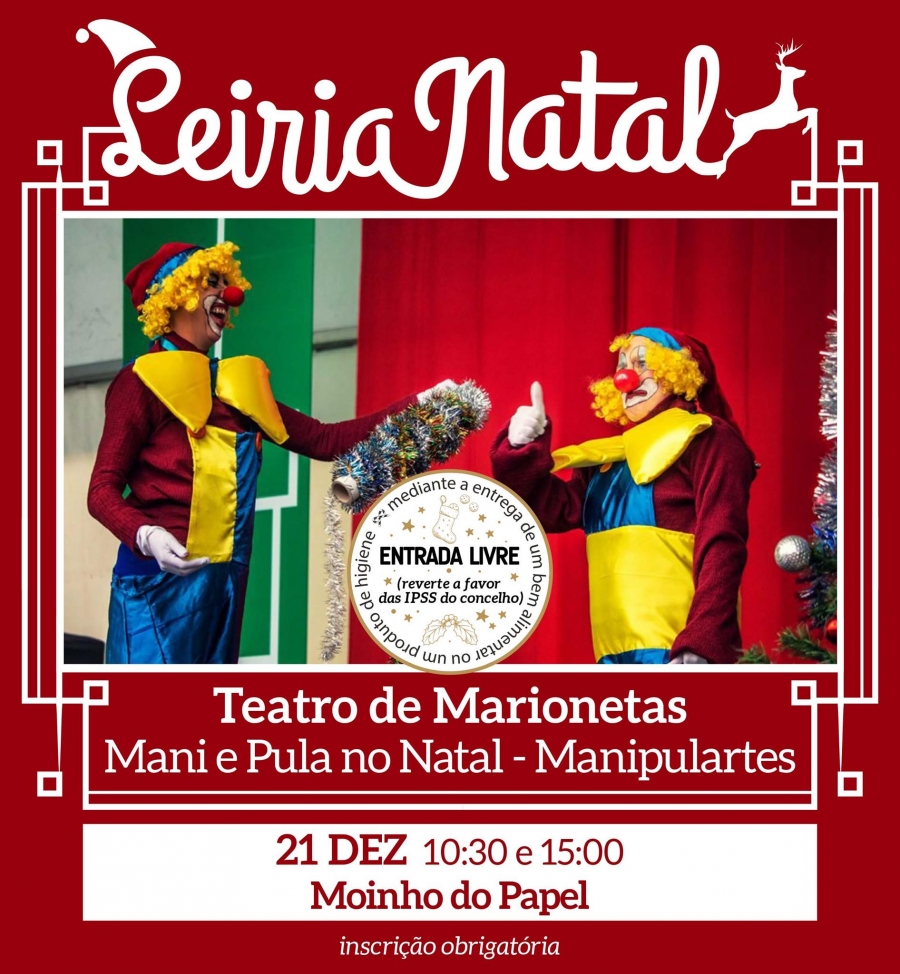 Teatro de marionetas: Mani e Pula no Natal - Manipulartes