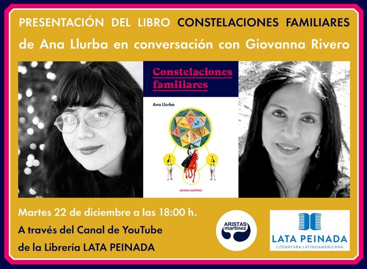 Presentación de 'Constelaciones familiares' de Ana Llurba con Giovanna Rivero en Librería Lata Peinada