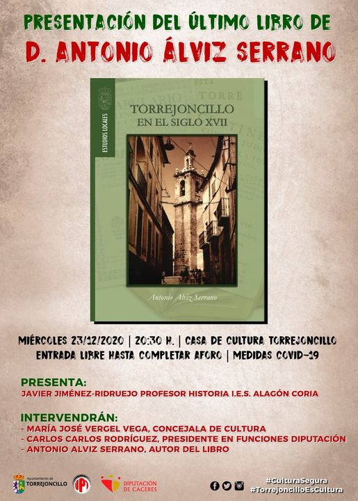 Presentación del nuevo libro de Antonio Alviz sobre Torrejoncillo
