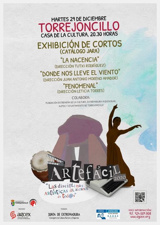 Proyección de cortometrajes extremeños 'Catálogo Jara' en Torrejoncillo
