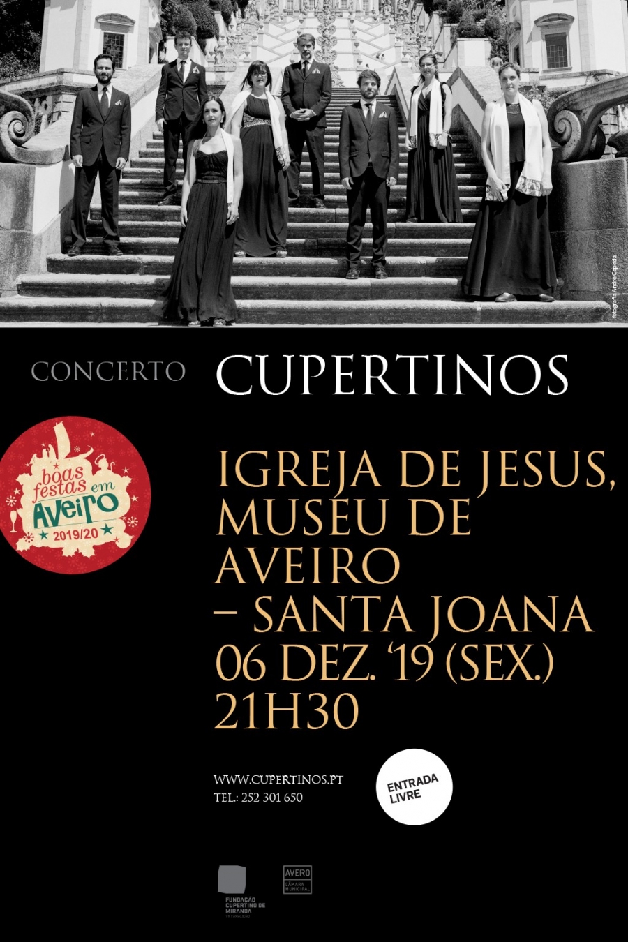 Cupertinos | Concerto de Reis | Boas Festas em Aveiro